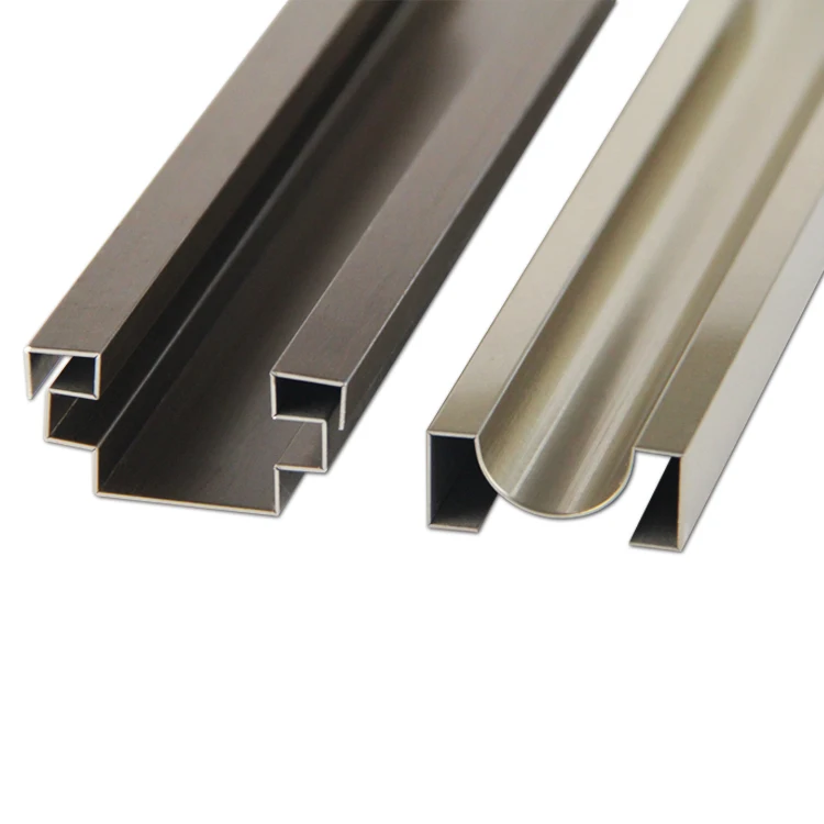  304/316 материал нержавеющая сталь L U V W T форма металлический канал гибкая плитка отделка для
