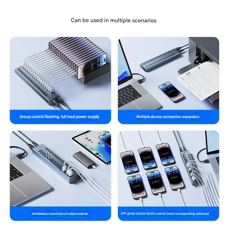 USB-3 0 16 в 1 с адаптером питания 90 Вт 12 В 7 5 А