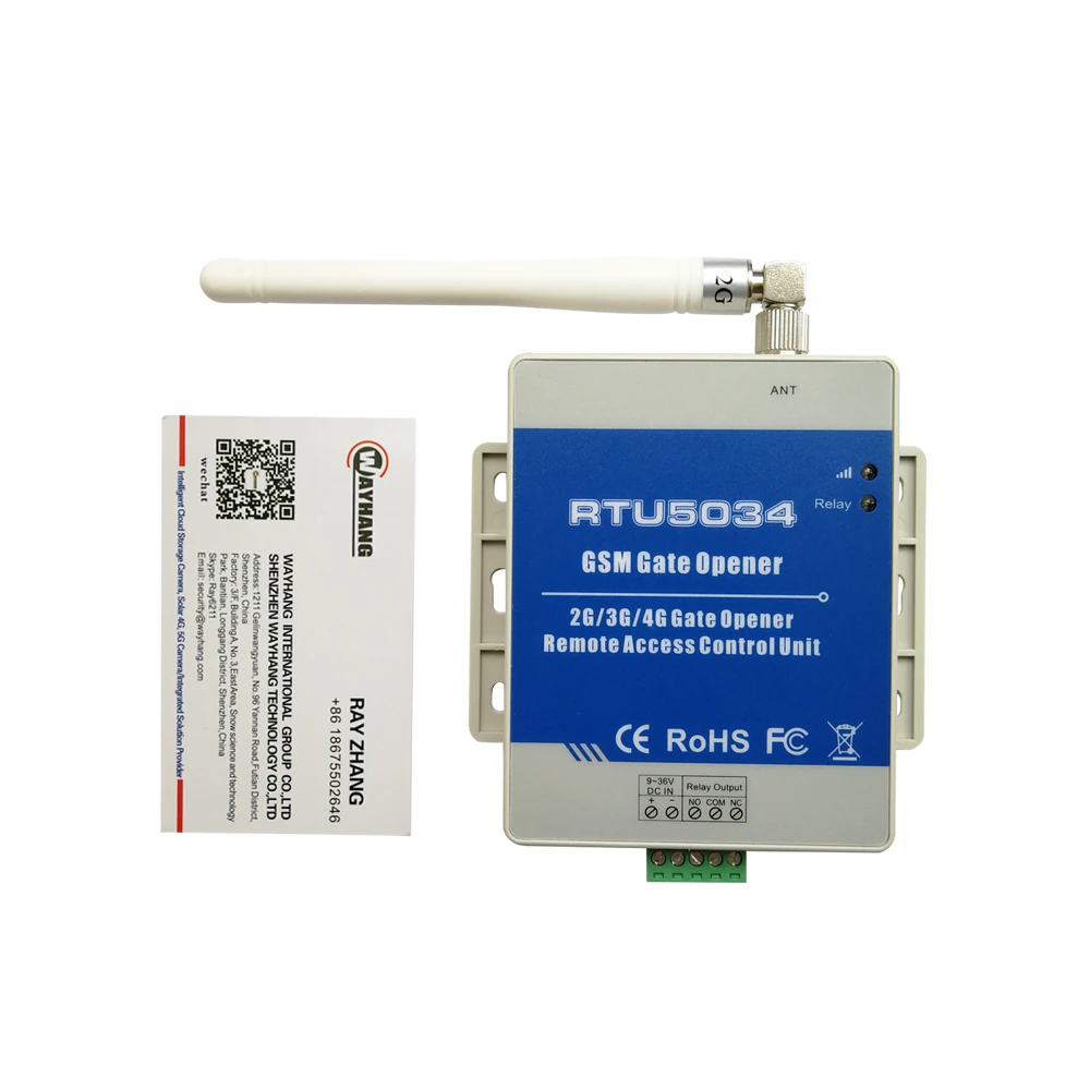 RTU5034  gsm gate opener door, gsm remote control gate opener, gsm analog input controller