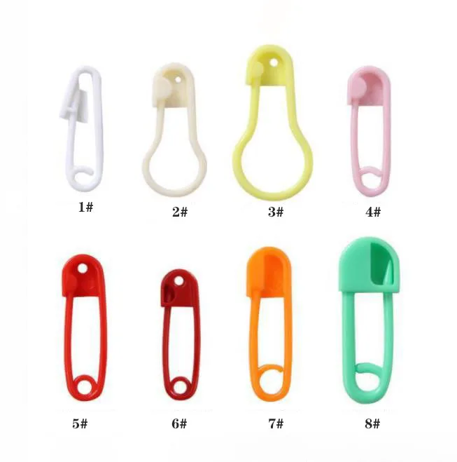 Wholesale 23mm plastic colorful safety pin for garment