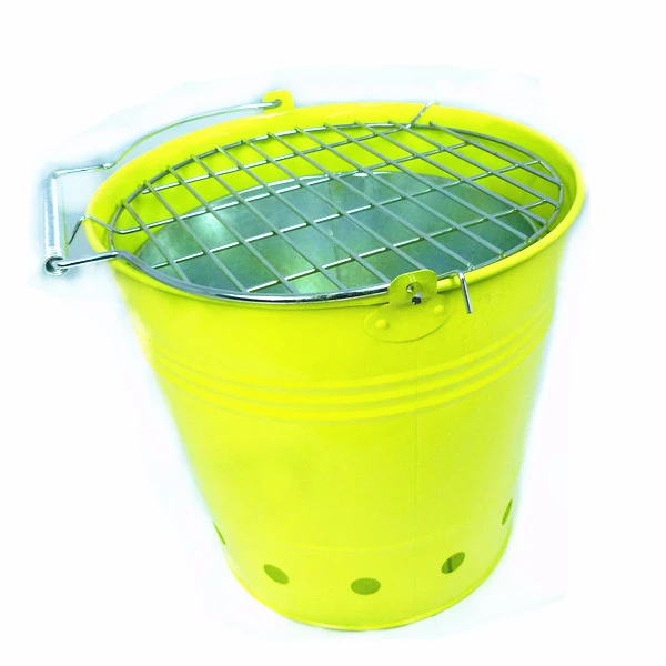 
Trade assurance outdoor metal round patio BBQ grill bucket fire pit 