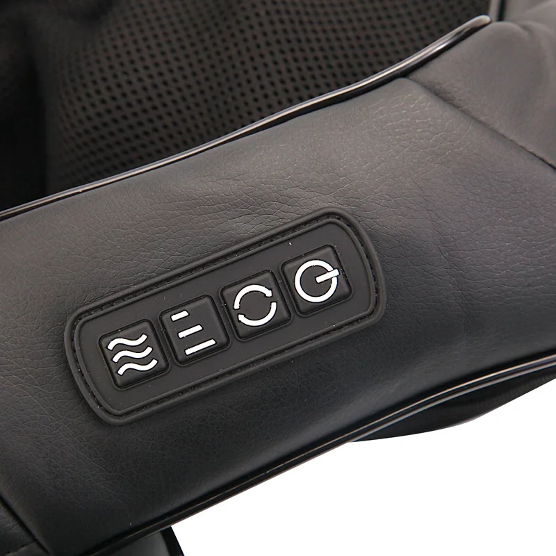 
Latest design portable shiatsu kneading health care electric back neck and shoulder massager with heat 