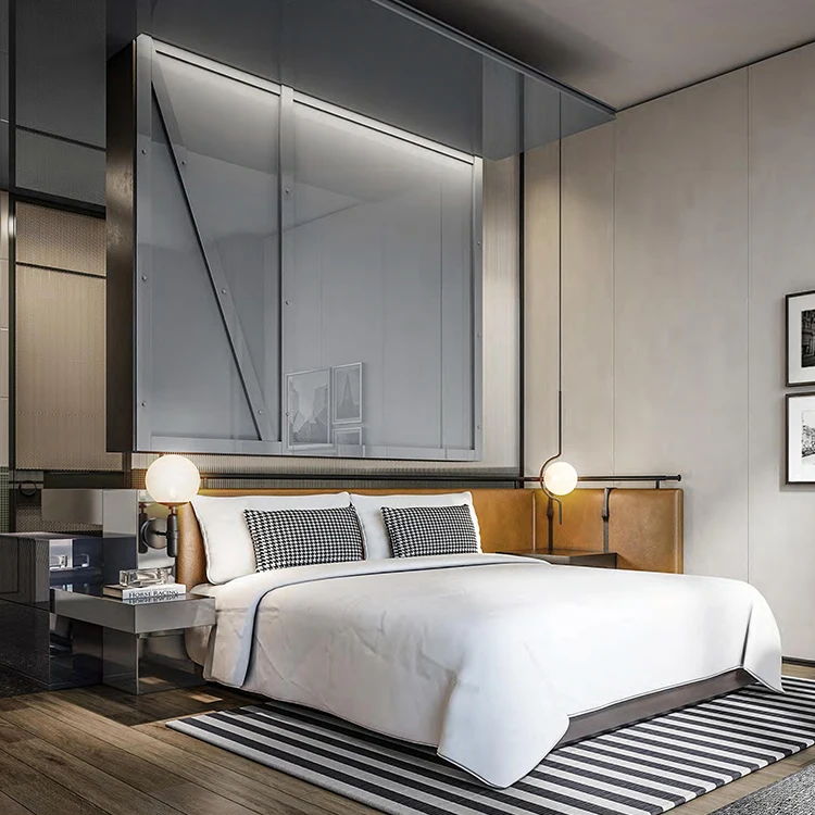 5 star capsule hotel furniture bed room set luxury hotel furniture bedroom sets