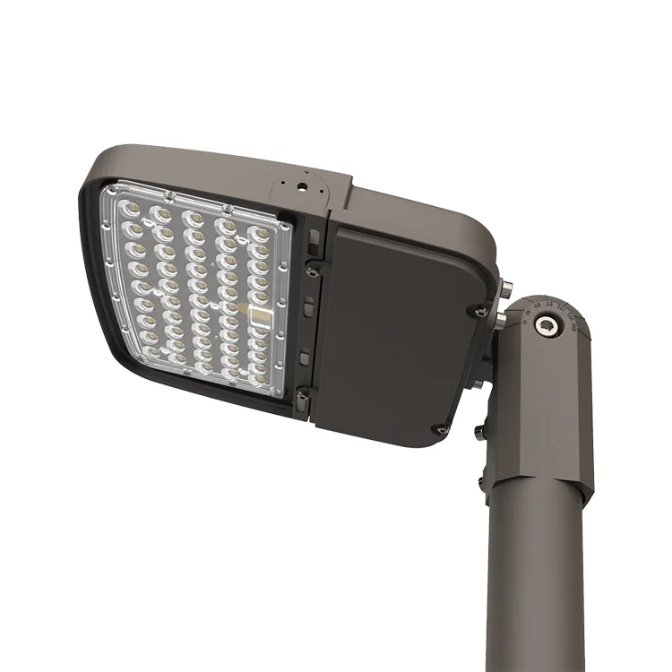Hot Product High Bright Smart Timer IP66 Motion Sensor Pole Mount Top LED Parking Lot Lights