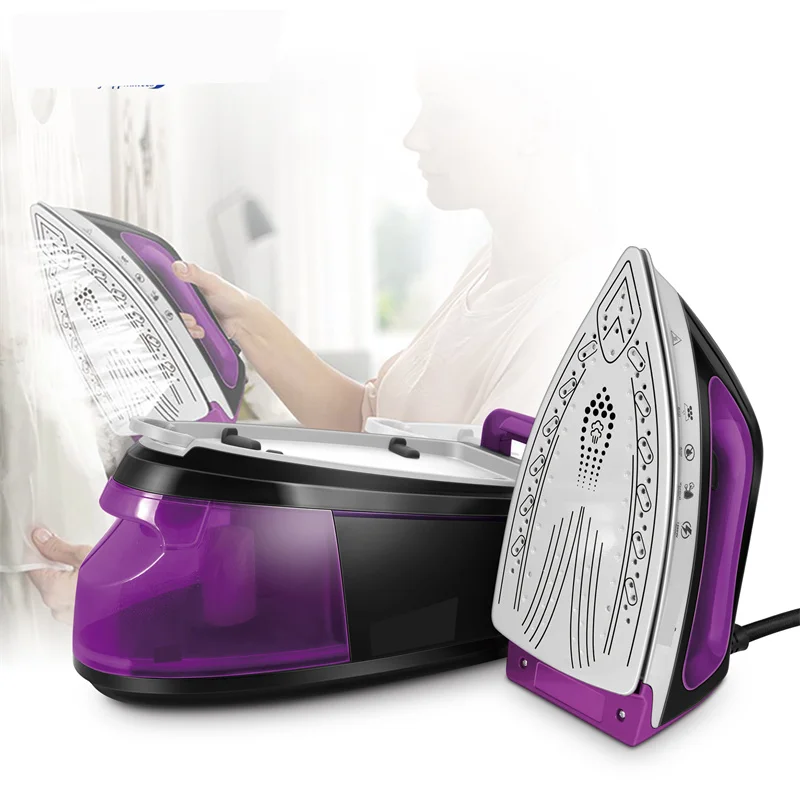 Cordless Steam Clothes Steam Generator Iron Ironing Ceramic Soleplate External Water Tank Sonifer Travel Wireless