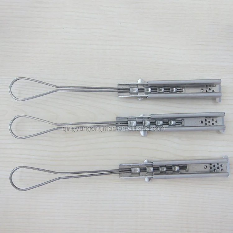 Great Price High Quality FTTH Type fiber optic cable drop steel wire clamps
