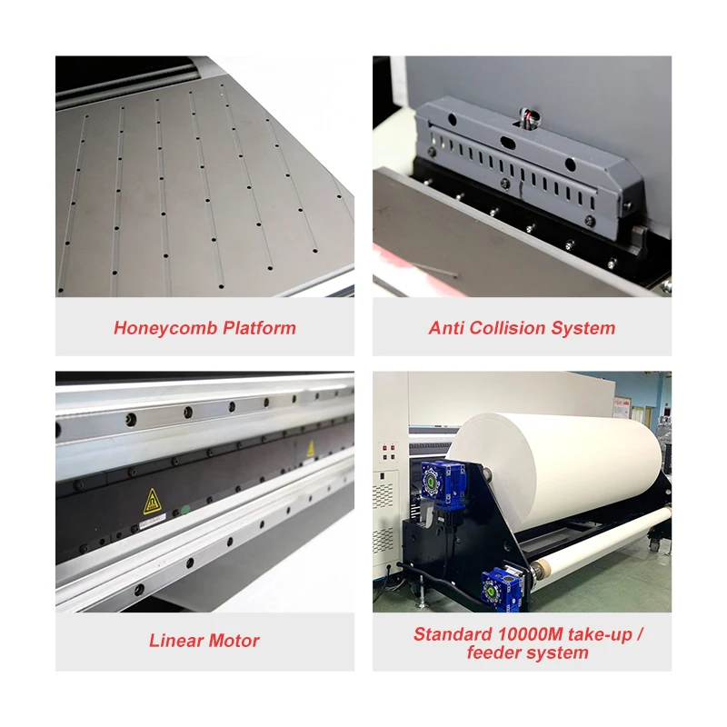 Lowest price sublimation wide format dye sublimation printer machine 2m s3200 i3200 heads textile fabric heat transfer