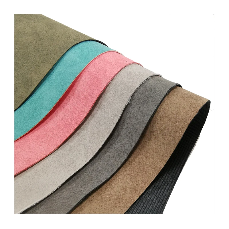 0.8mm pu sheep leather shoe material, imitation leather fabric, artificial leather upper material