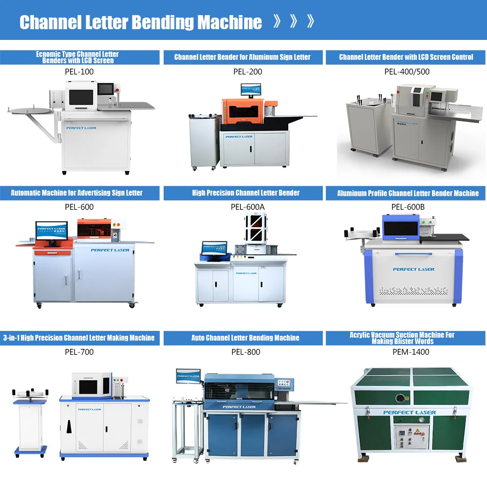 PERFECT LASER Cnc Automatic 3D Channel Letter Bending Machine For Advertising Acrylic Led Sign Aluminum Coil Bender Tools