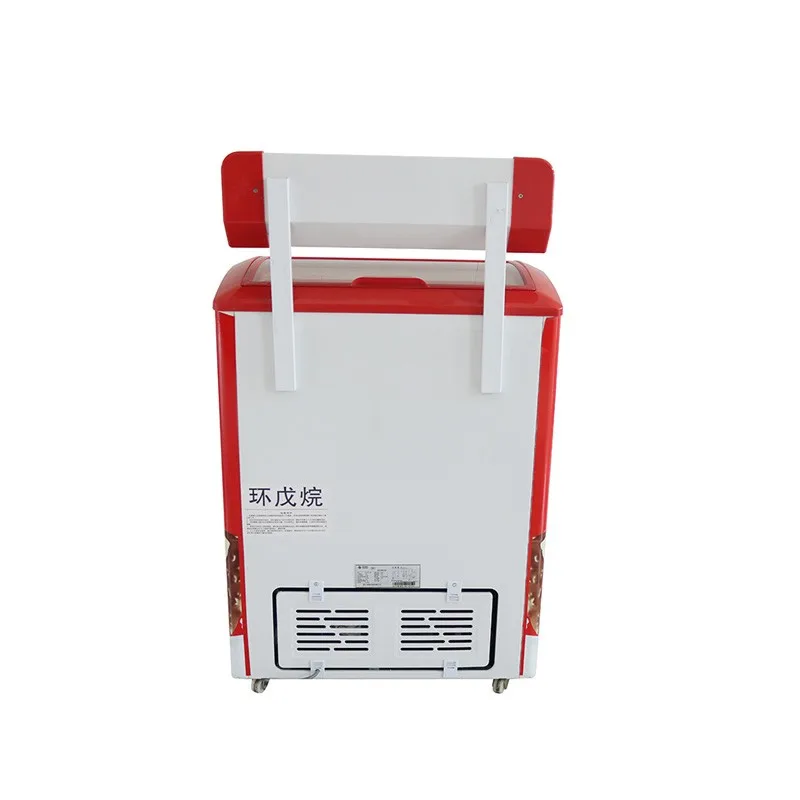 220 В мороженое или icepop прилавок-витрина с ящиком для хранения