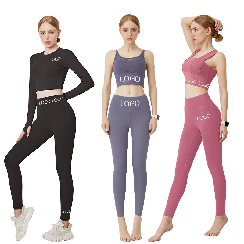 
wholesale quick dry sport bra popular Gym Women Seamless Fitness Yoga Wear Ropa Deportiva Leggings Sport Workout Yoga Set  (62600028105)