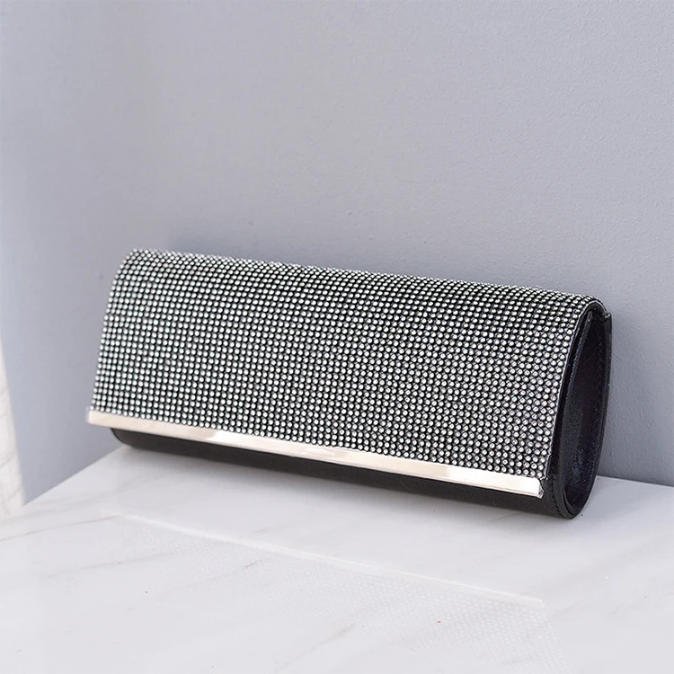 N564 Glitter gold party diamonds handbags luxury evening purses rhinestone party bag clutch