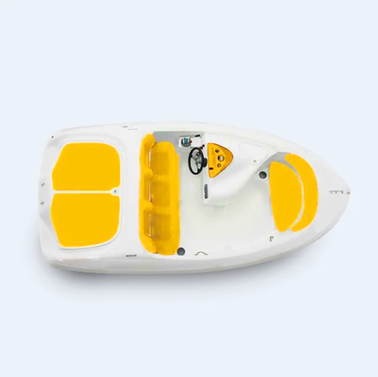 Professional Manufacture Glass Fiber High-speed Boats 4.4m  For Fishing Ocean Waters