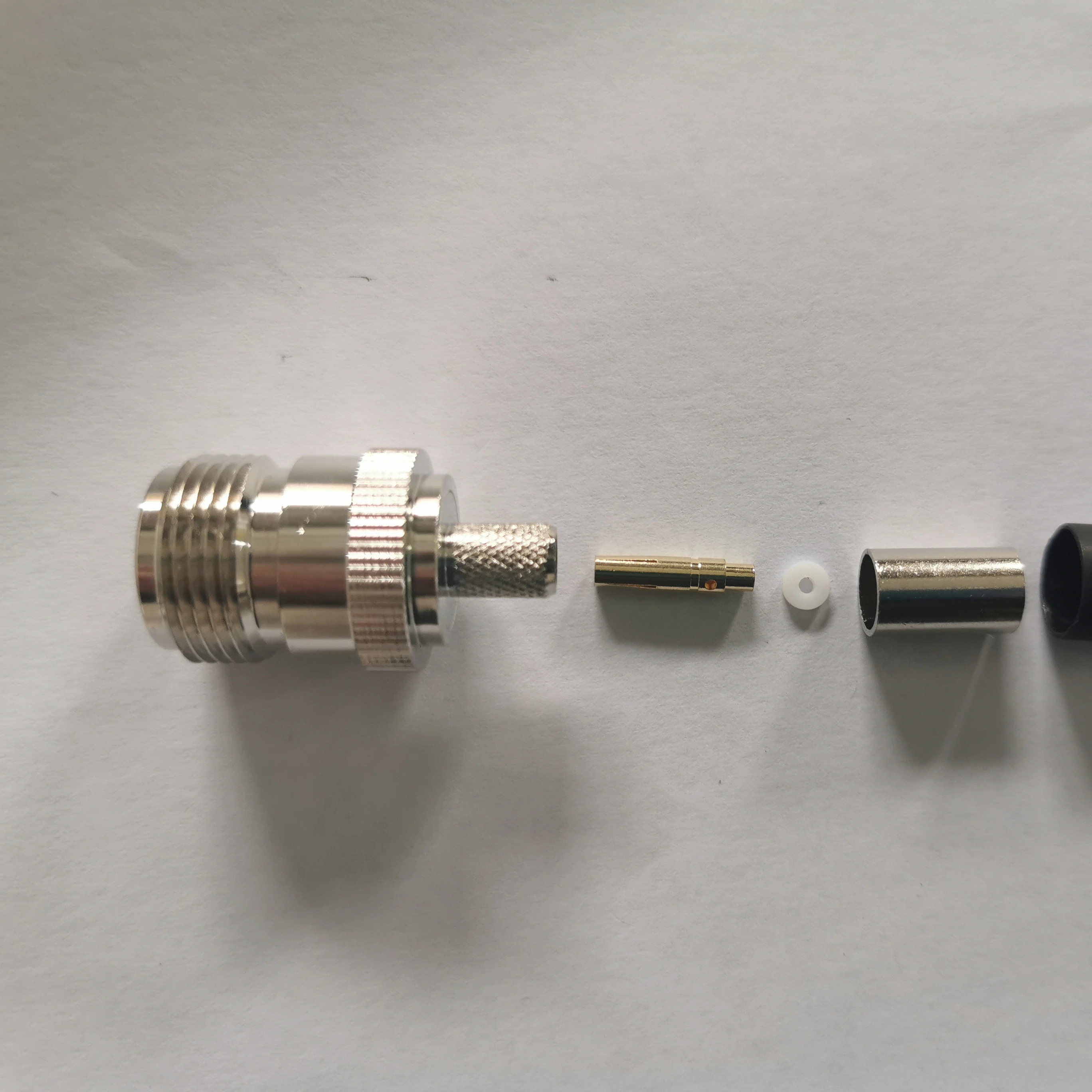 N-образный Женский коаксиальный разъем для кабеля lmr240 rg8x