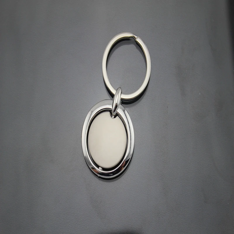 Metal Keychain Gift Fashion Cross Keychain Rotatable Custom LOGO