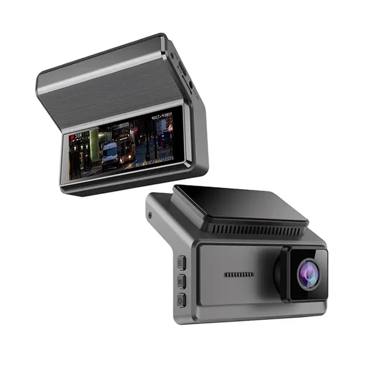 3.16 inch IPS large screen FHD 1080P double recorder back 720P recording External GPS With reverse scale 24h parking monitoring