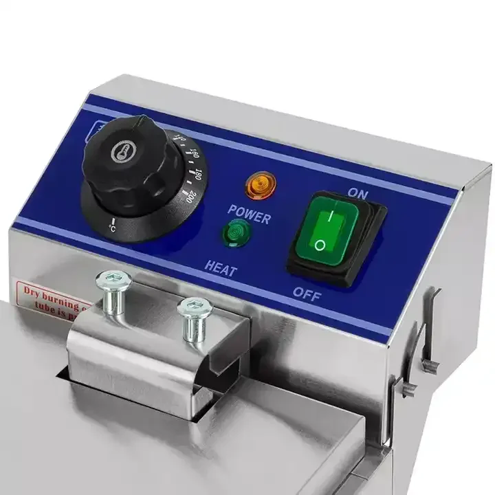 8L (Max Oil 4L) Commercial Deep Fryer Fast Food Restaurant Chicken Electric Fryer Machine