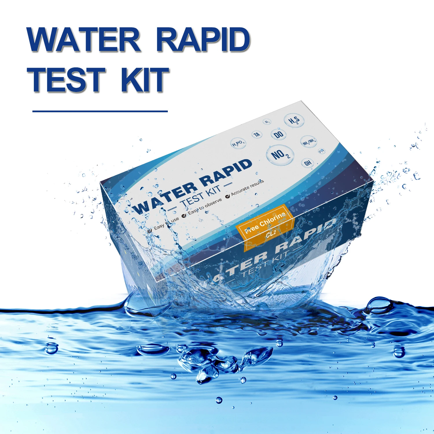 Free Chlorine Reagent  for Pool, Aquarium Water Testing Pool Water Test Kits