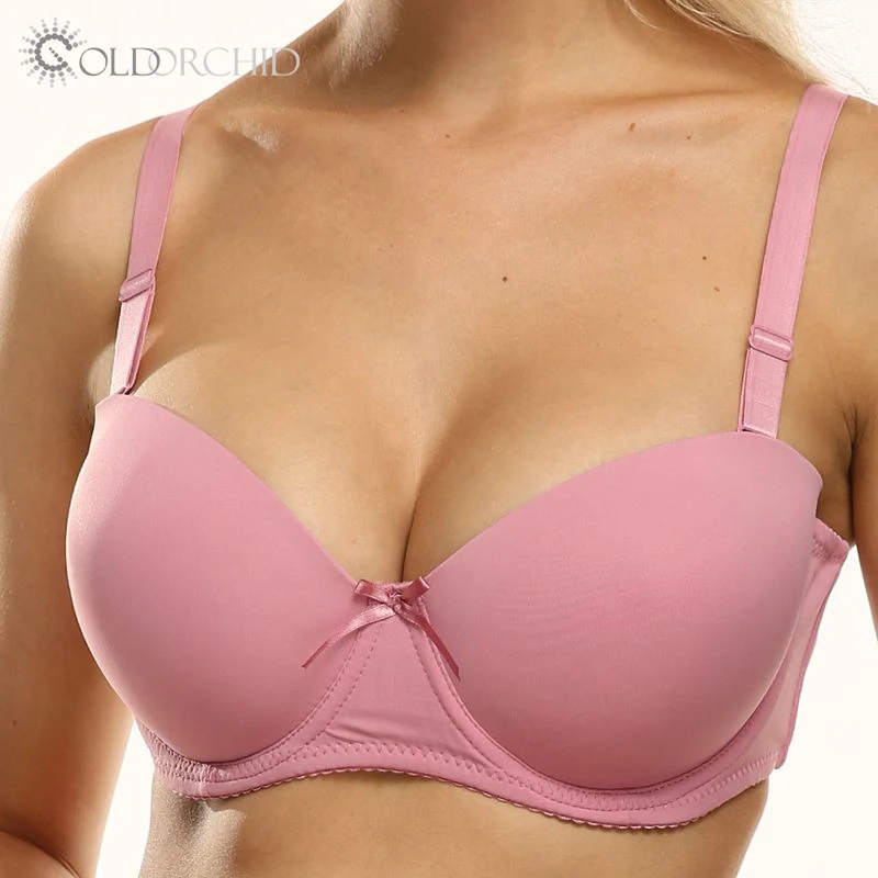 2024 Sexi Girl Plus Size Push Up Half Cup Bra For Women D Cup