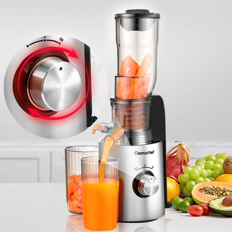 AMZCHEF lemon machine professional juicer machine slow juicer commercial slow juicer extractor