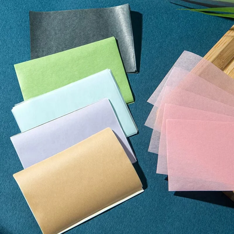 Skin Care Wood Pulp Blotting Paper Oil Absorbing Facial Makeup Sheets for Face Custom Rose
