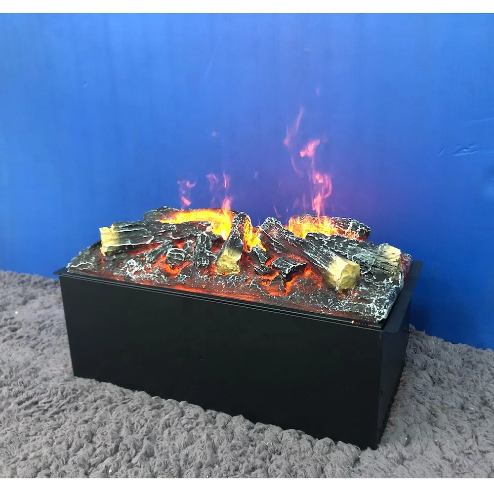 Cassette 500 Log Set Version Water Vapor Fire Steam Fire Electric Steam Flame Effect Log Burning Fireplace