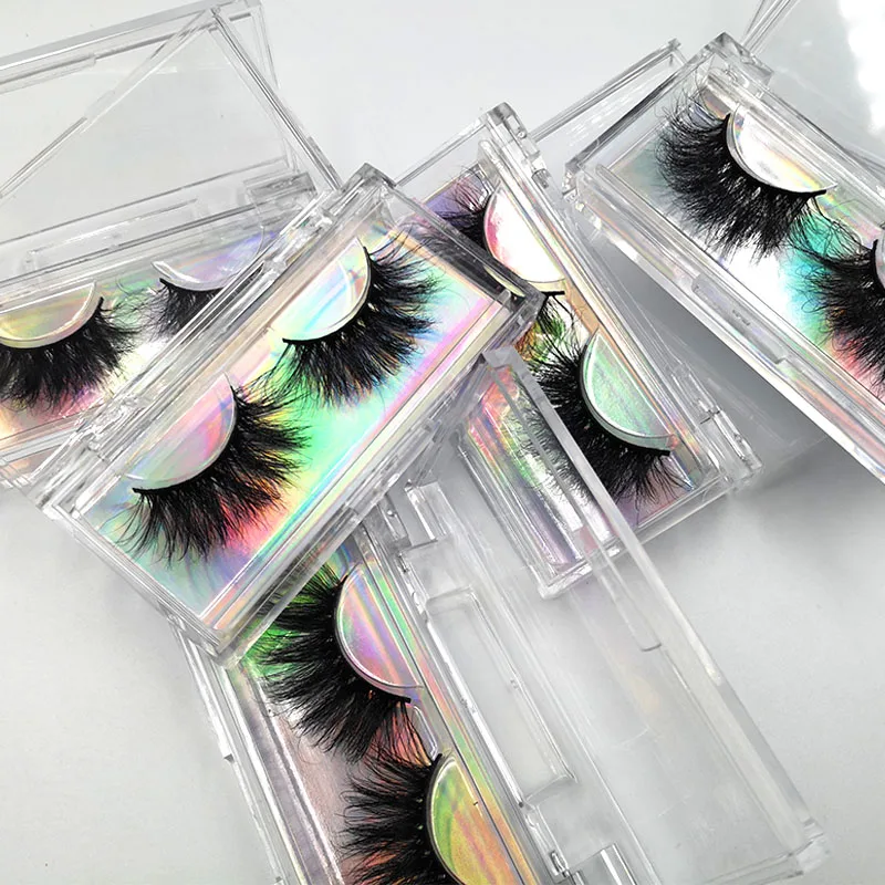 New Styles 3D Mink False Eyelashes Custom Lashes hebei mink lashes 3d wholesale vendor 25mm lshes eyelashes mink lashbeauty
