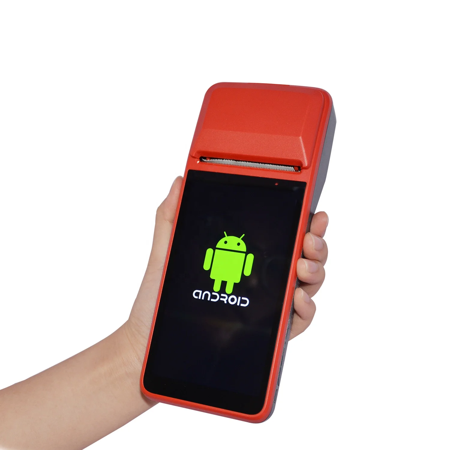 Умный Ручной терминал GPS Wifi BT Android POS офлайн с принтером