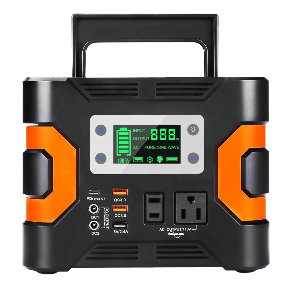 110V 220V 300W 330Wh 500wh smart system All in one lithium battery power