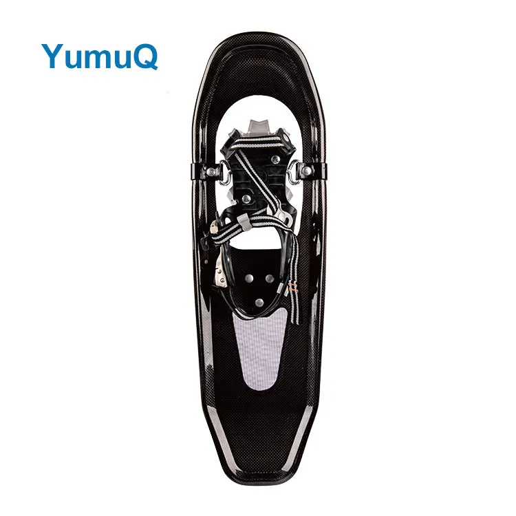 YumuQ Best Sale 25 Inch Carbon Fiber Adjustable Binding Anti-slip Ski Adult Mountain Running Snowshoes