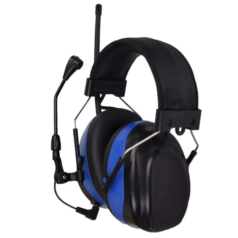Electronic Hearing Protector with AM/FM Radio safety earmuff Active Noise Cancelling Blue Tooth earmuff