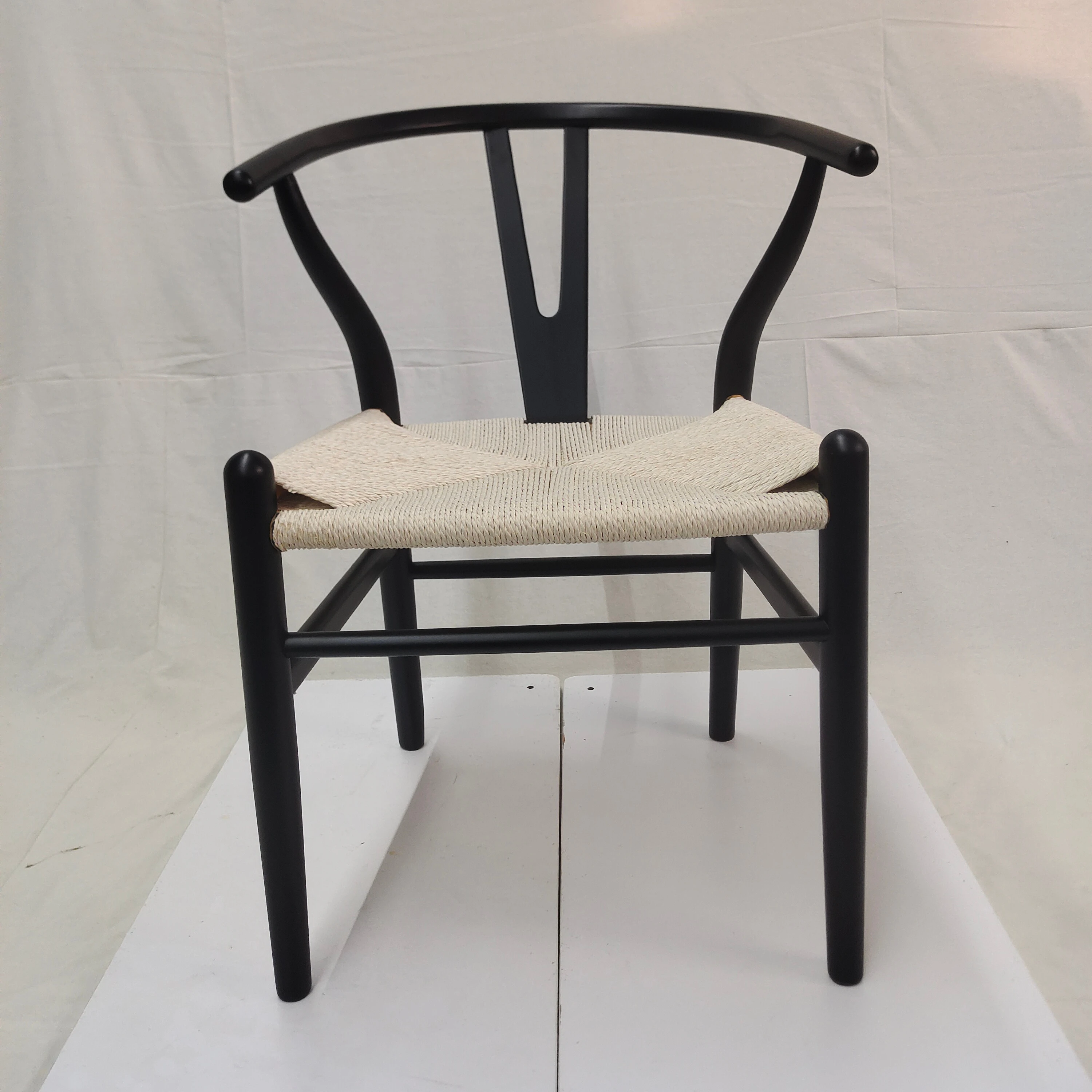 DISHI Hotel Furniture Solid Wood Frame Nordic Style Design Wegner Wishbone Y Dining Room Chair
