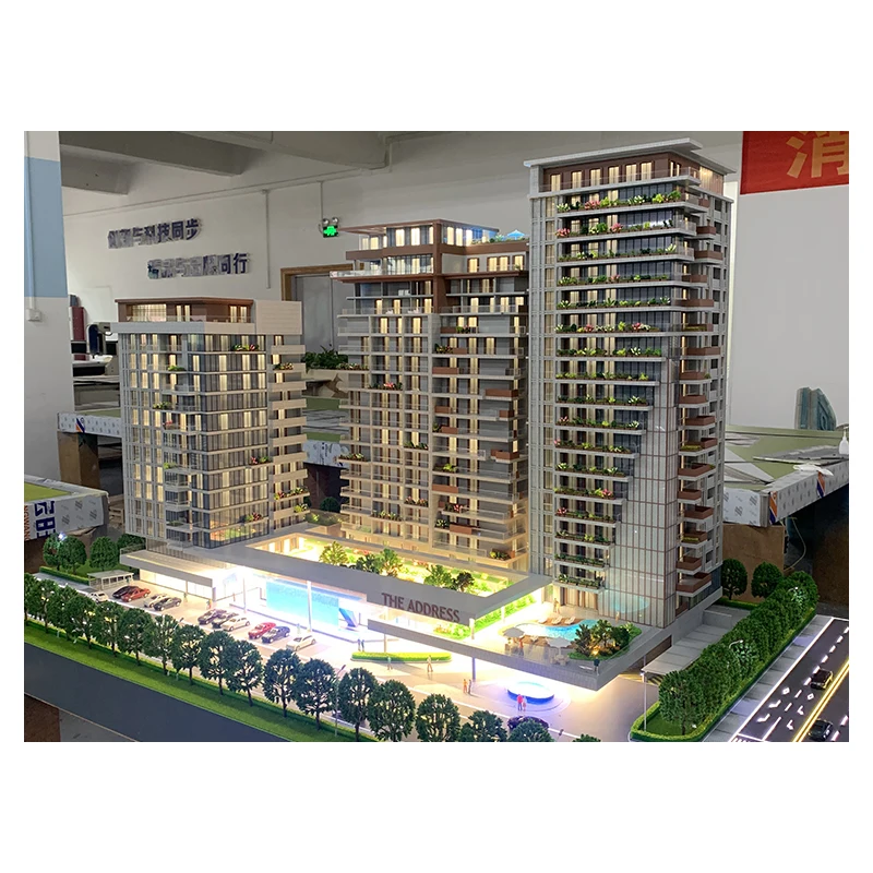 China manufacture 3d miniature building model OEM/ODM residential architecture building models