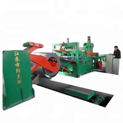 light gage thin steel coil economical cut to length line machine without pit