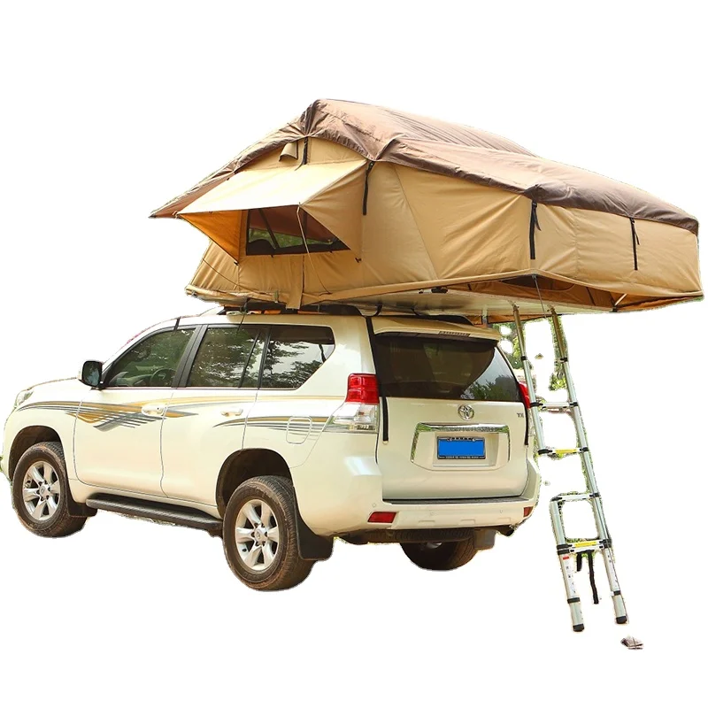 Outdoor Pickup Truck Car Tent Travel Waterproof Camping Building Leisure Roof Car Tent Ladder Truck Bed Tent