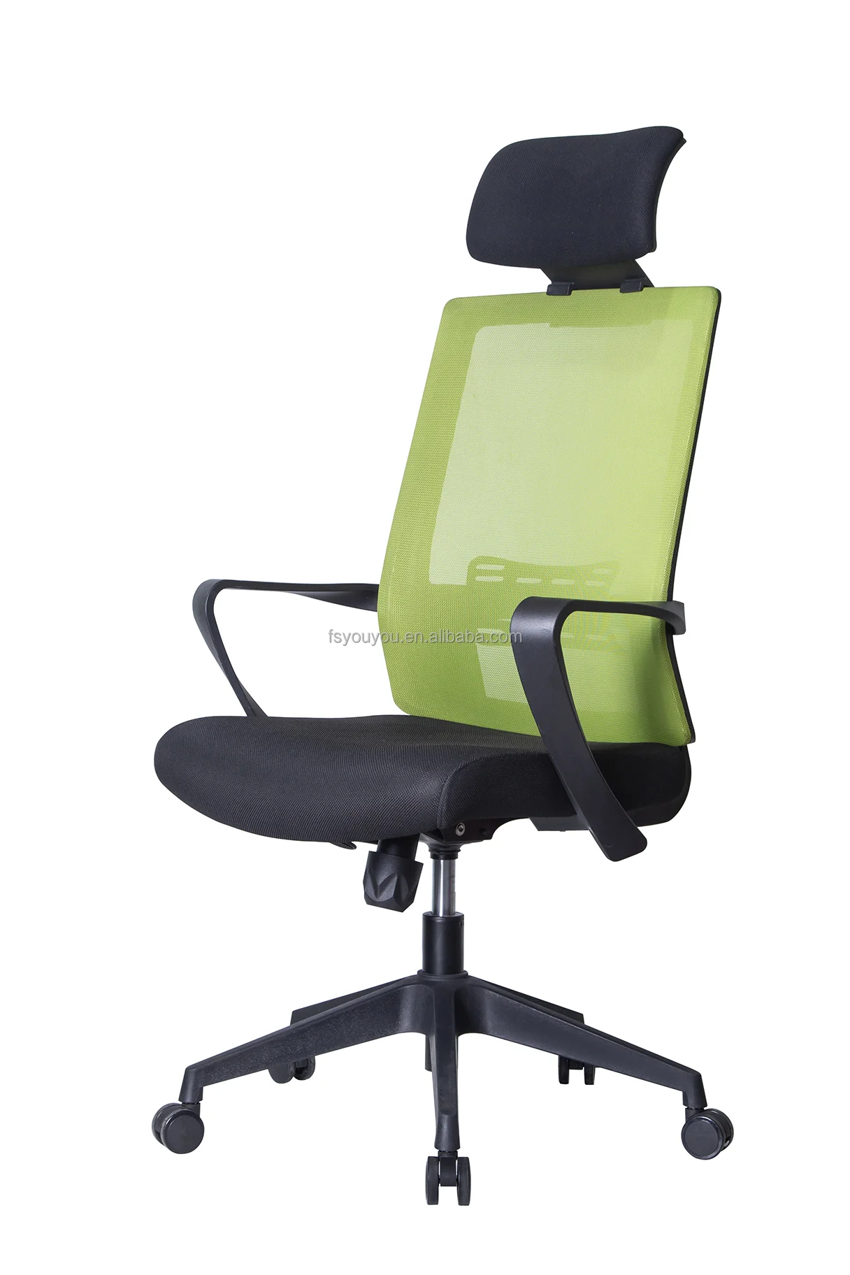 Project Solution Ergonomic High-Back Executive Boss Office Chair Modern Design White Frame Mesh Fabric Lift Chair