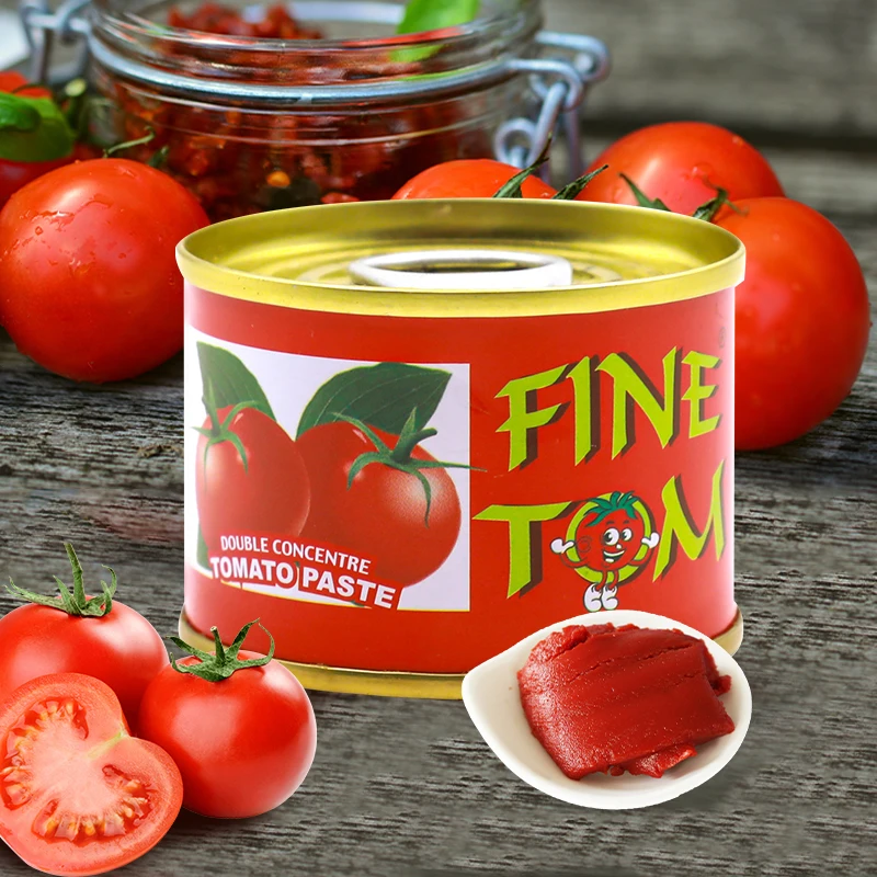 Canned Tomato Paste Brix 28%-30% /36%-38% Ketchup Tomato Paste in Drum/Can Factory Price