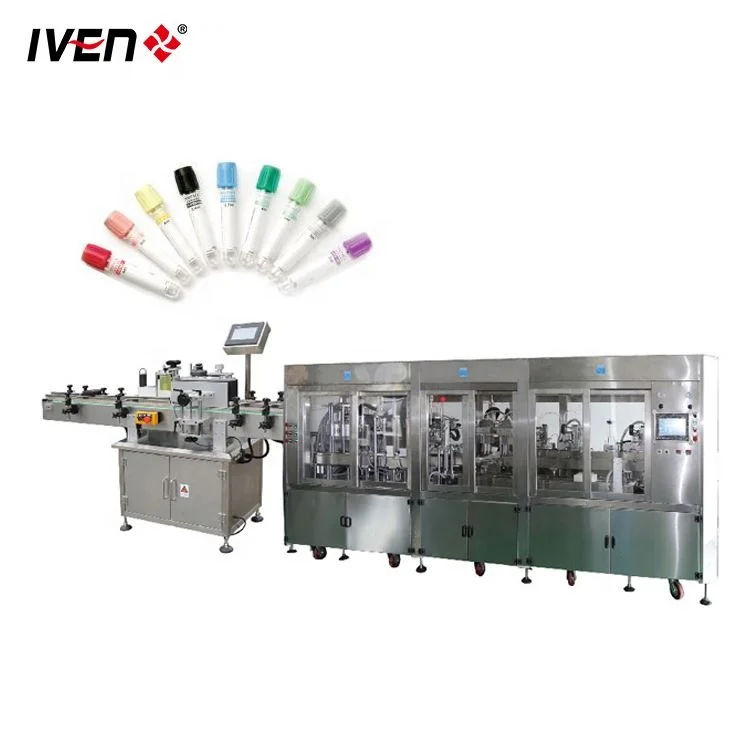 Ensure Packaging Sequence Vacuum Blood Collection Tube Production Line