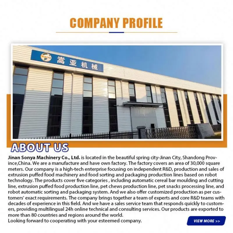 Chinese Manufacturer Breakfast Automatic Corn Flakes Making Machine Production Line Breakfast Corn Flakes Extruding Line