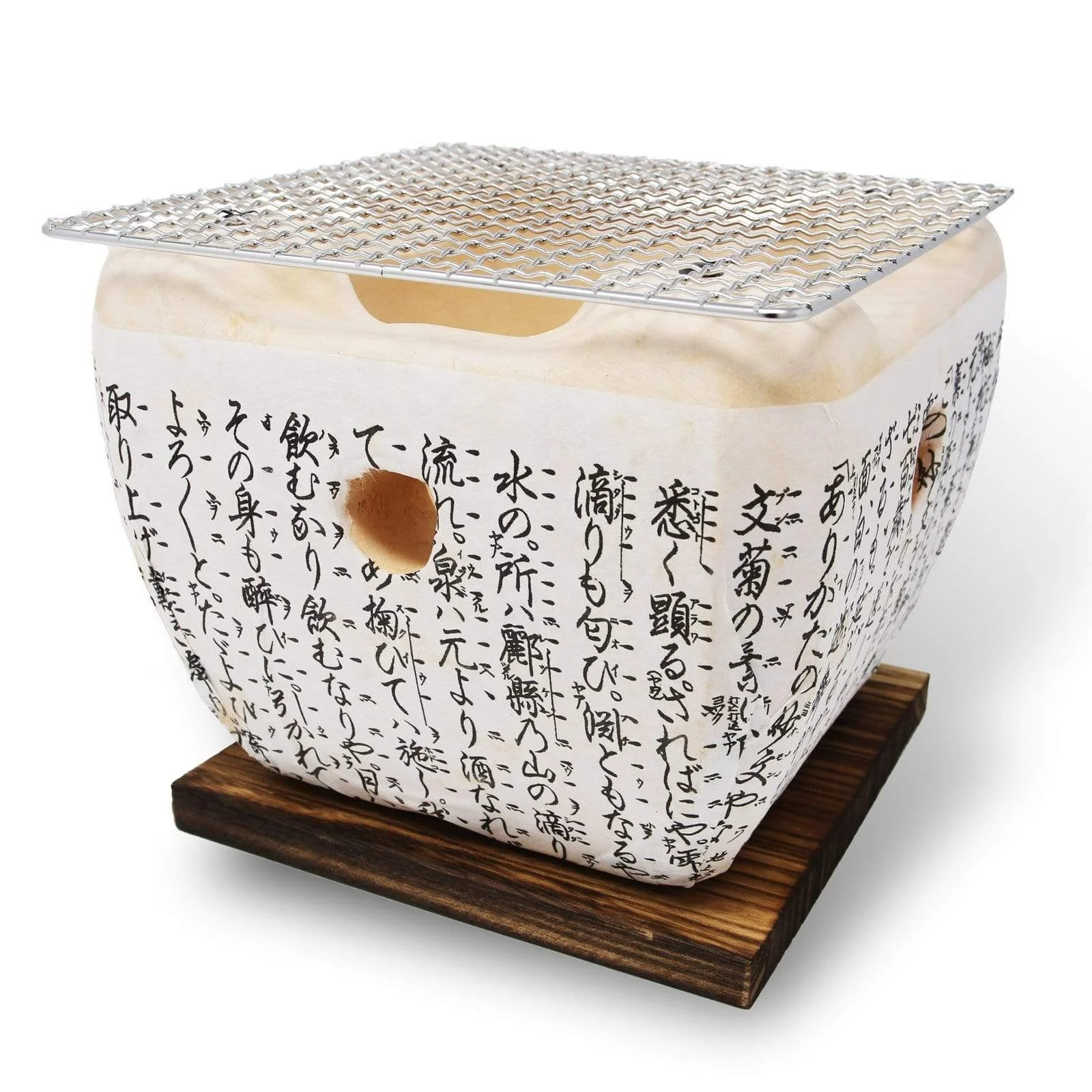 Little Tabletop Hibachi Grill Commercial Ceramic Clay Japanese Charcoal Bbq Grill