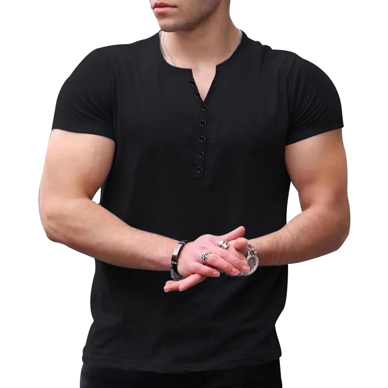 2024 New Models Custom Heavyweight Shirts Men Blank Design Casual Style Solid Pattern Chinese Traditional Wholesale Cheap Price