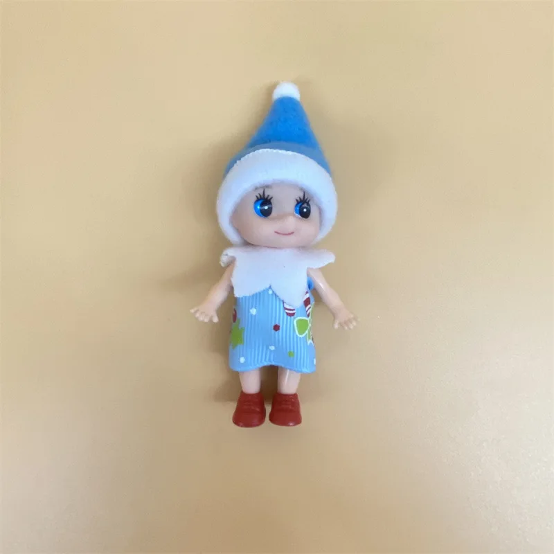 Creative Christmas Baby Elf Doll Bookshelf Table Ornaments Toy Resin Car Decoration Toy