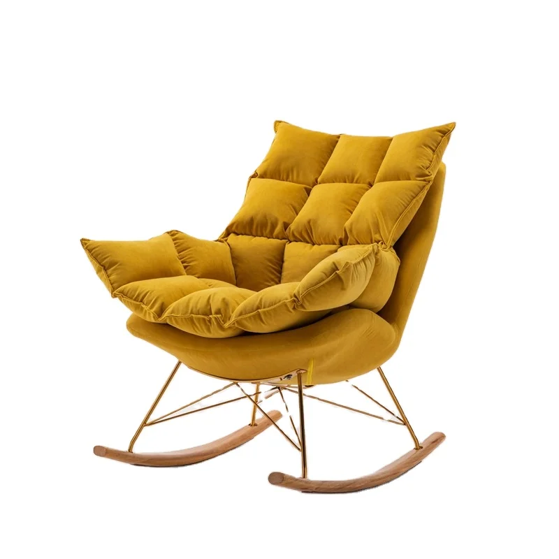 
Hot sale high quality wholesale recline virginia house fabric cushion rocking chair 