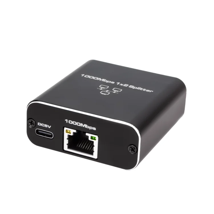 RJ45 гигабитный Ethernet-Сплиттер 1000 Мбит/с LAN-сеть Интернет 1-2 выходного адаптера сетевой кабель сплиттер