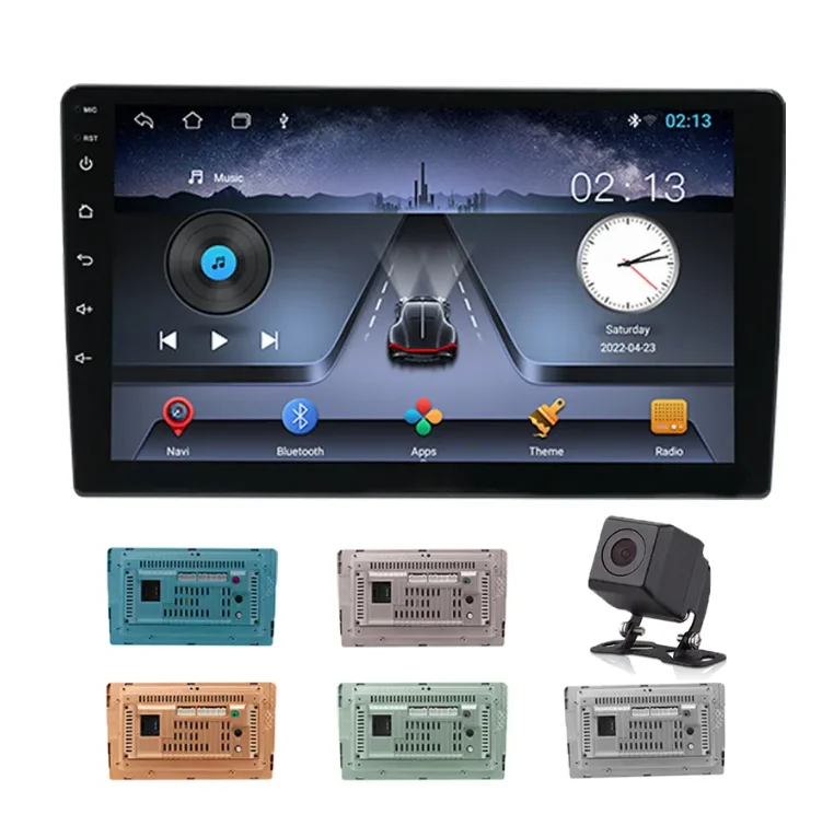 car accessories 2025 best seller car stereo with dvd player 10 7 inch android car radio
