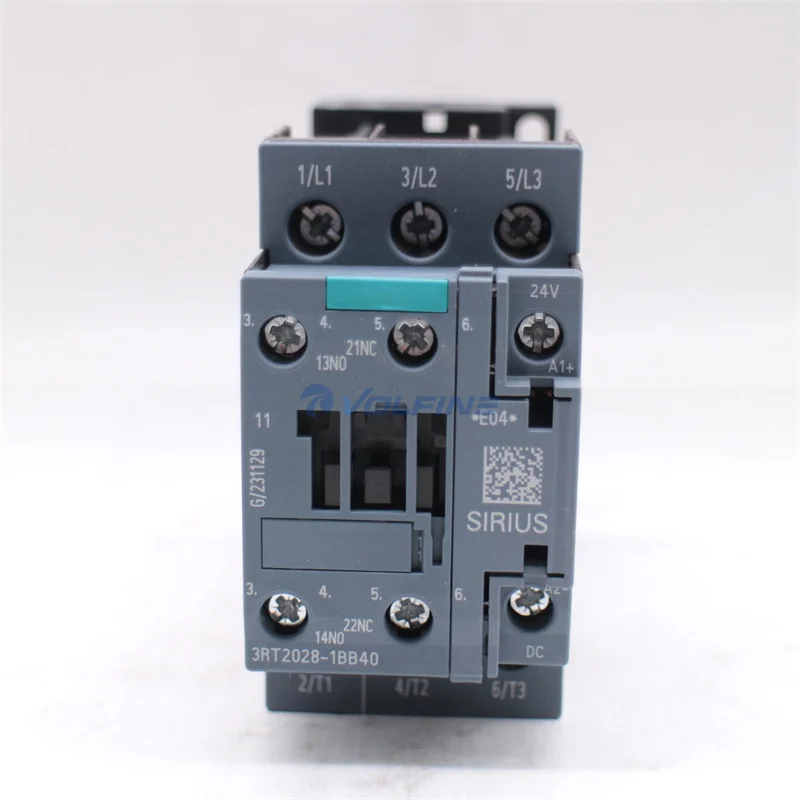 Оригинальный Новый контактор 3RT2028-1BB40 AC-3e/AC-3 38 А 18 5 кВт/400 В 3-полюсный 24 постоянного тока