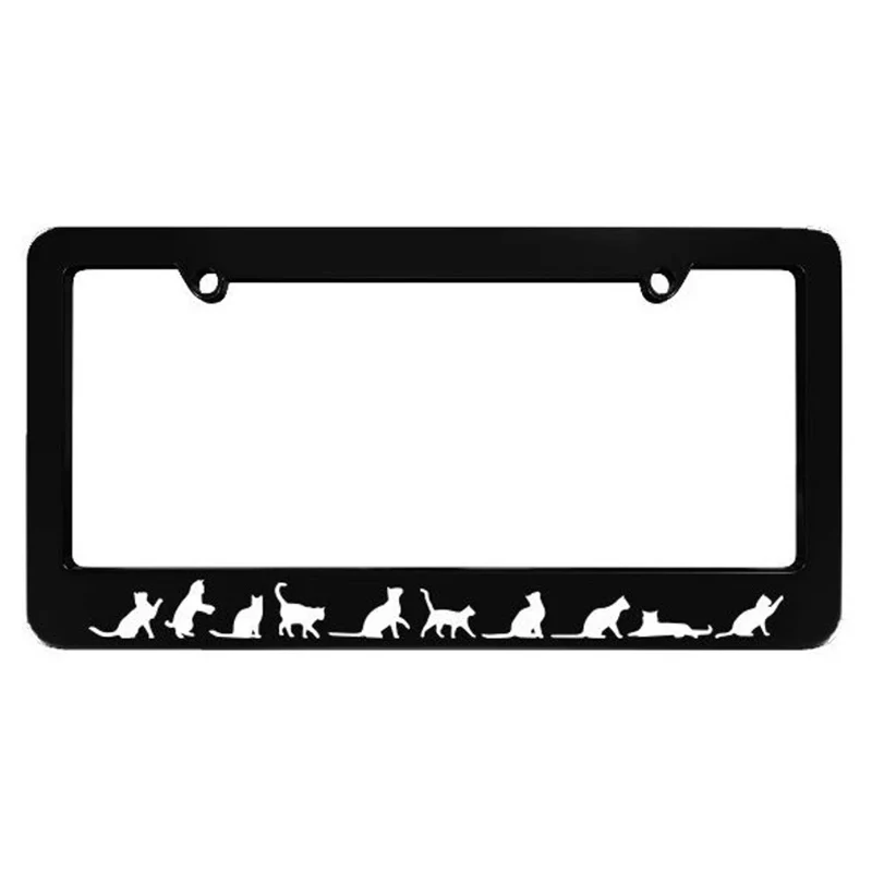 3D Text Customized Motorcycle License Plate Frame Vehicle License Plate Frames Number Plate Cover Auto Accessory