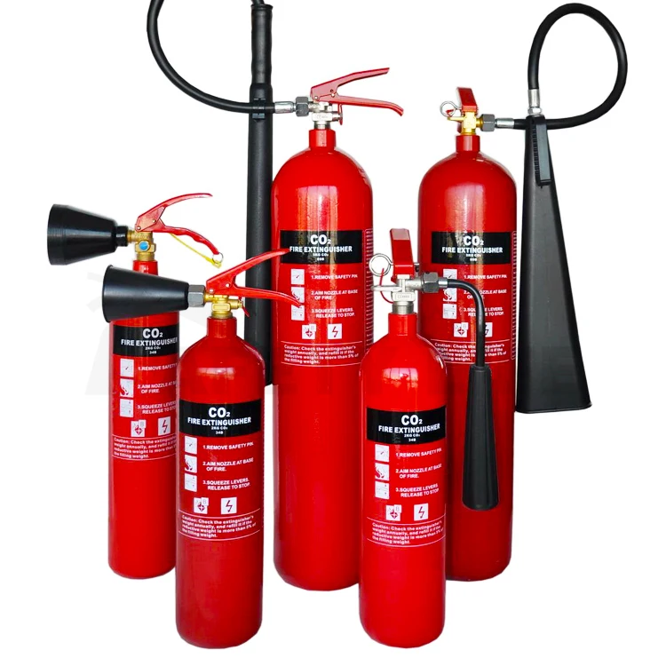 co2 fire extinguisher bottle/anti fire equipment/carbon dioxide fire extinguisher co2