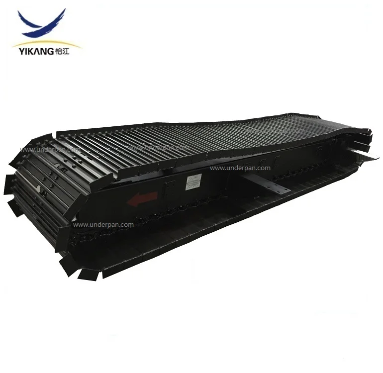 Custom logo mini 1ton steel crawler track  undercarriage system for 5-150 ton hydraulic crusher drilling rig machine spare parts