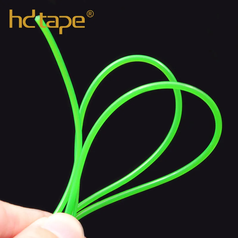Eco-friendly custom 2mm green jewelry making plastic tpu pvc cord